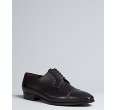 Brioni chocolate hand made leather oxford  