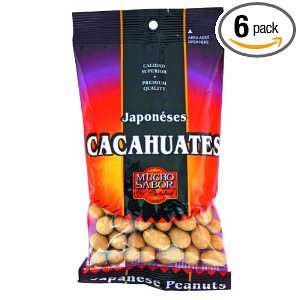 Mucho Sabor, Japoneses Cacahuates, 5.50   Ounce Bags (Pack of 6 