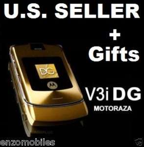 Motorola RAZR V3i Gold D&G AT&T Tmobile Unlocked any Carrier NIB fast 