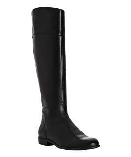 Ciao Bella black leather Tori side zip riding boot