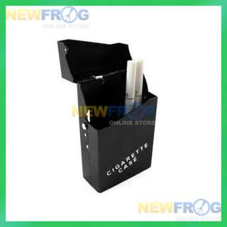 Automatic Switch Ejection Cigarette Case Pocket Black  
