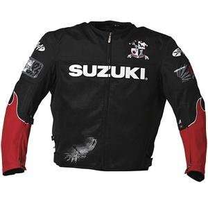 Joe Rocket Suzuki Nitrous Mesh Jacket   Large/Black/Red
