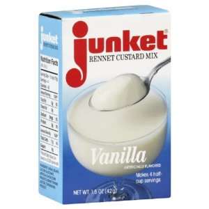 Junket Vanilla Custard 1.5 Oz (Pack of Grocery & Gourmet Food