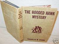 Vintage,Book,Hooded Hawk Mystery,Dixon,Hardy Boys,Bird  