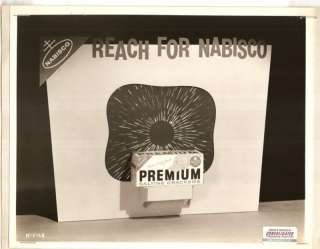 Vintage 1950s Nabisco Saltine Cracker Photo Ad Box Tin  