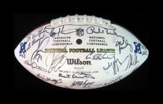 2011 NFC PRO BOWL TEAM SIGNED FOOTBALL AUTOGRAPH ADRIAN PETERSON 