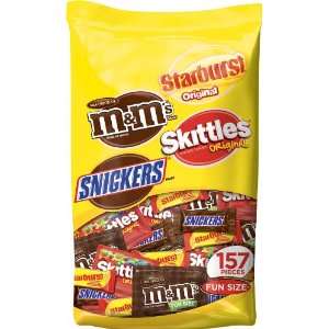Fun Size Halloween Mix Variety Pack, 157 Piece, 74.87 Ounce  