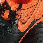 nike jr nike5 bomba soccer cleats black orange pre school