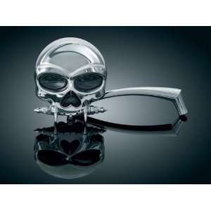  Kuryakyn 1450 Zombie™ Skull Mirrors For Harley Davidson 