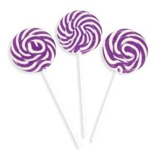 Purple Swirl Pops   Lollipop Suckers (2 dz)