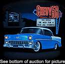 55 Bel Air 1955 Chevy Classic Car T Shirt, Size 3XL items in Acme T 
