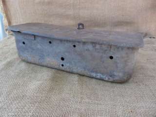   Tractor Toolbox  Antique Old Iron Tool Box Farm Equipment 6745  