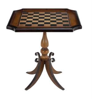 Our elegant wood hand carved game table is 24 inches in height x 24 