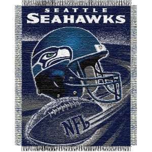  Seattle Seahawks 48x60 Spiral Triple Woven Jacquard Throw 