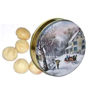 lb Macadamia Nuts Tin   Currier & Ives Grocery & Gourmet Food
