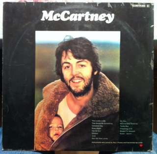 PAUL MCCARTNEY s/t LP VG+ 1C 062 04394 Vinyl 1970 German  