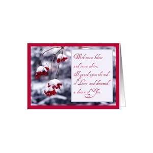  Winter Dream Marriage Proposal Card Health & Personal 
