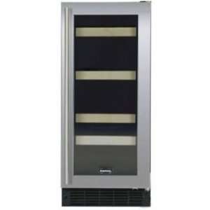  15 Dual Zone Beverage and Wine Refrigerator with 4 Bottle 