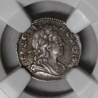 rare date George I silver pence, English Silver Coins ESC 2330 