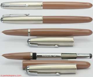 PARKER 51 Cocoa USA aerometric fountain pen 1950s RARE ITEM  