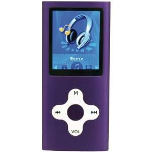   MEDIA PLAYER WITH 1.8 DISPLAY (PURPLE)  Players & Accessories