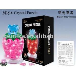  diy rabbit crystal building block Toys & Games
