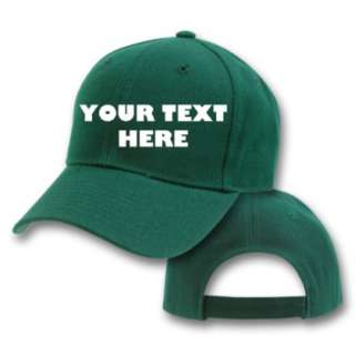 FORREST GREEN CUSTOM EMBROIDERED PERSONALIZED CAP HAT  