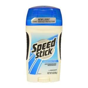 Speed Stick Unscented Antiperspirant Deodorant 3 oz. Deodorant Stick 
