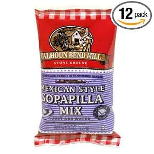 Calhoun Bend Mill Mexican Style Sopapilla Mix, 8 Ounce Bags (Pack of 