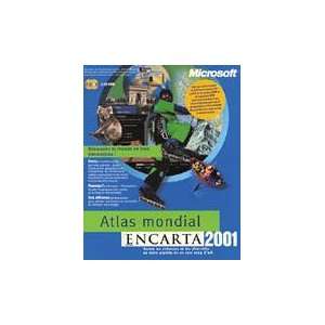  Atlas Mondial Encarta 2001 (French PC CD ROM) Software