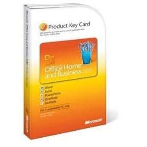  Microsoft Office Home and Business 2010 Product Key Card 