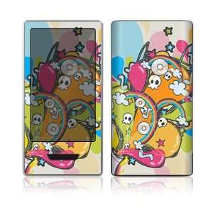  Microsoft Zune HD Decal Skin   Splashing Skulls 