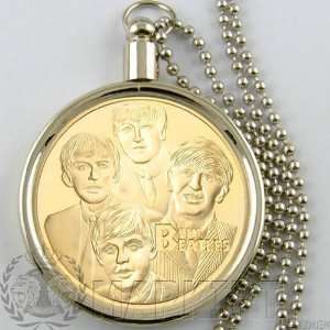    THE BEATLES COMMEMORATIVE PROOF COIN NECKLACE 13A 