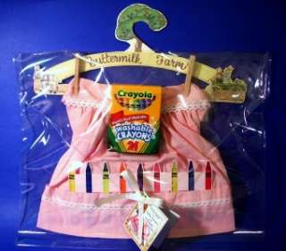 Kids Chidren Apron Crayon Pink Girl Princess Play NEW  