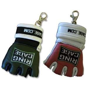 MMA Glove Key Chain   Leather