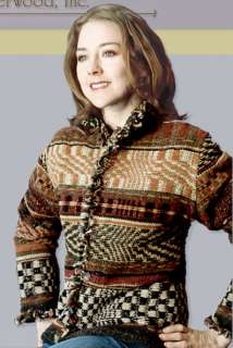 Gretel Underwood handwoven Victoria Jacket in checkers Loretto weave