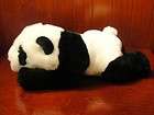 Aurora Panda Bear Puppet Plush Stuffed Animal Toy RARE Black White 