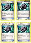 Pokemon 4x COVER FOSSIL Trainer Card MINT 90/101 NEW Noble Victories B 