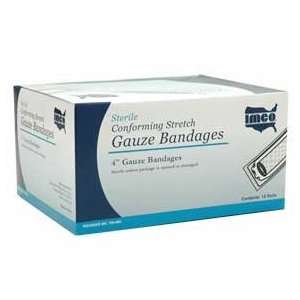  Gauze Roll Bandage Sterile Stretch 4 12/pkg Health 