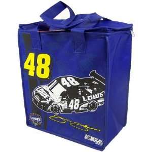JIMMIE JOHNSON OFFICIAL NASCAR REUSABLE INSULATED COOLER SHOPPING BAG 