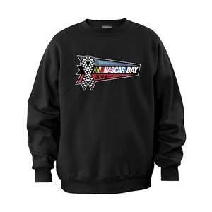  09 NASCAR Day Crew Sweatshirt   NASCAR DAY BLACK 3X Large 