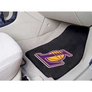  Los Angeles Lakers NBA 2 Piece Printed Carpet Car Mats 