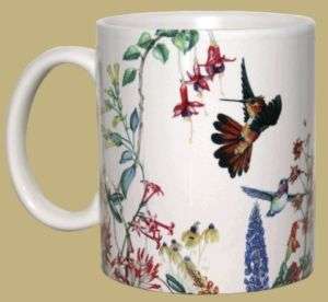 Hummingbird Garden 11 OZ. Ceramic Coffee Mug or Tea Cup  