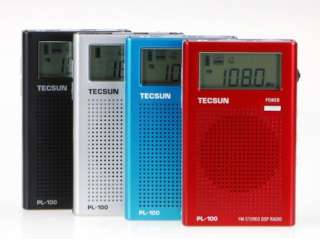 TECSUN PL 100 Pure Digital Demodulation FM Stereo Radio  