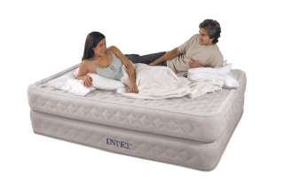 Intex Queen Raised Airbed Supreme Air Flow Bed Mattress  