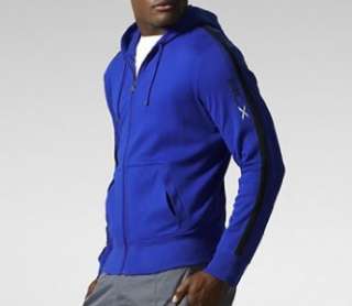 RLX Ralph Lauren Blue Interlock Fleece Hoody Jacket XL  