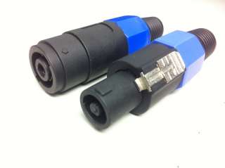 SPEAKON TYPE 4 POLE MALE AND FEMALE CONNECTORS, NEW, TOP QUALITY 