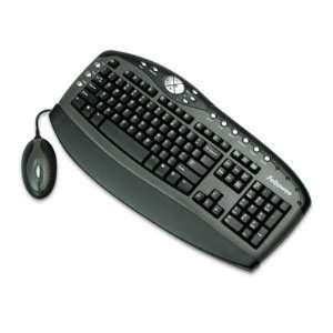  Optical Keyboard, Cordless, 19 1/2x8 1/2x1 1/2, Black 