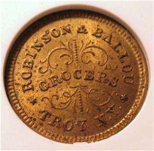 1863 CWT New York Troy   Rob & Ballou R2  