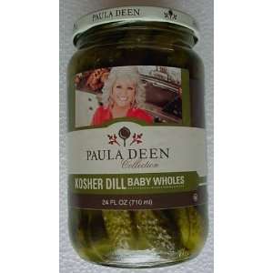 PAULA DEEN Collection KOSHER DILL BABY WHOLE Pickles 24 oz. (Pack of 2 
